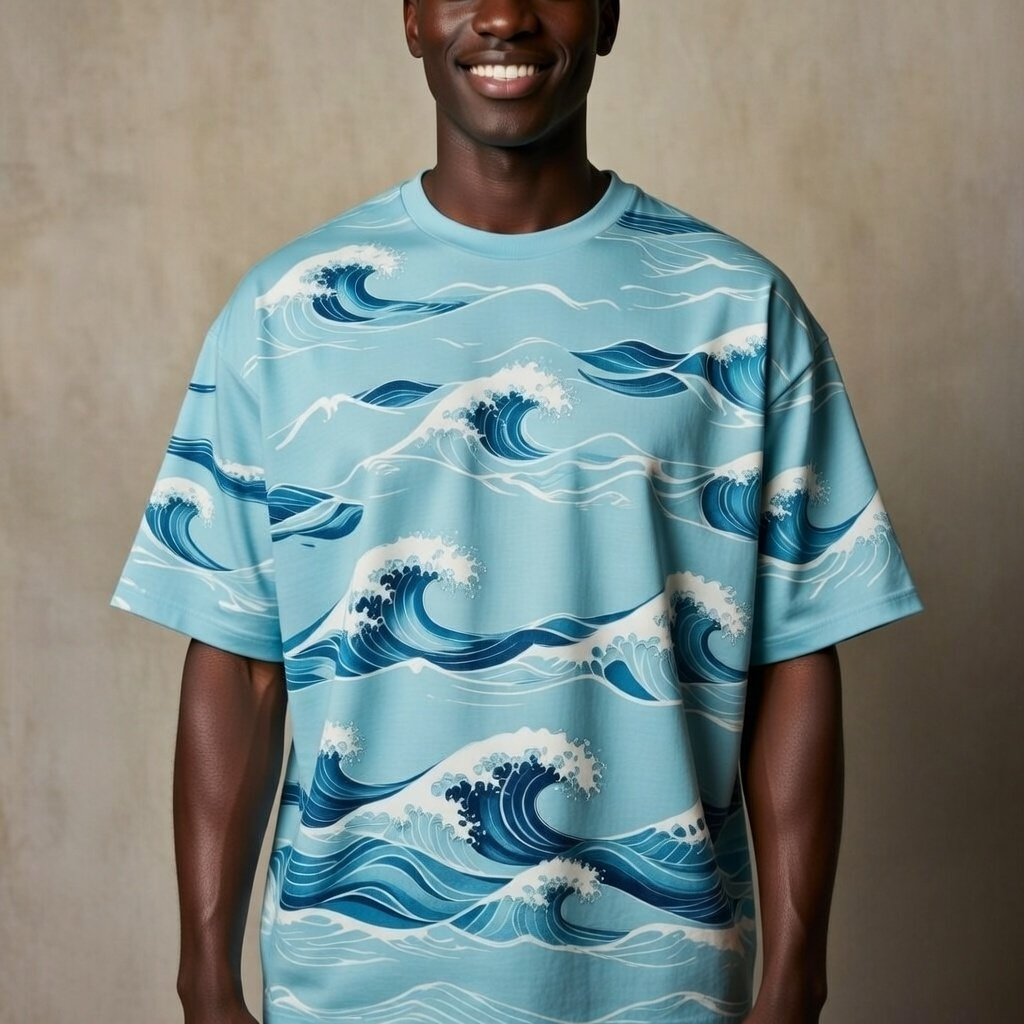 Abstract Waves Tee
